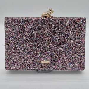 Kate Spade Frog Clutch " I Kissed A Frog" Glitter Clutch/shoulder Bag